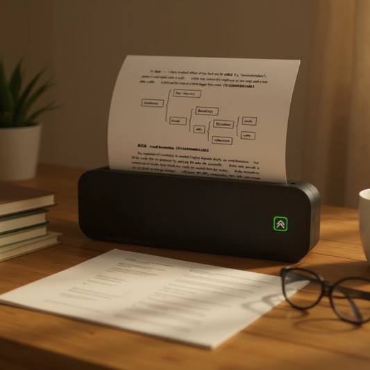 LibrePrint – Imprimante Portable A4 Sans Encre | Bluetooth, USB & Application Mobile | Impression PDF, Word, Excel, Photos